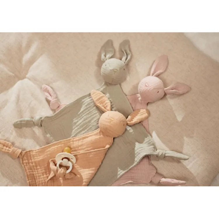jollein_bunny_ears_wild_r_2.webp New Bunny Ears Wild Rose Speendoekje ( met naam ) Knuffeldoekjes Met Naam | Kraamcadeau Meisje