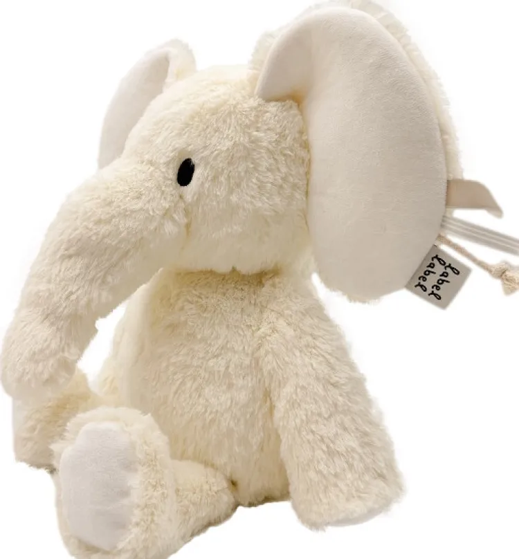 label_label_elephant_elly_3-1.webp Online Elephant Elly Ivoor Medium Knuffel ( met naam ) Label Label | Knuffels Met Naam