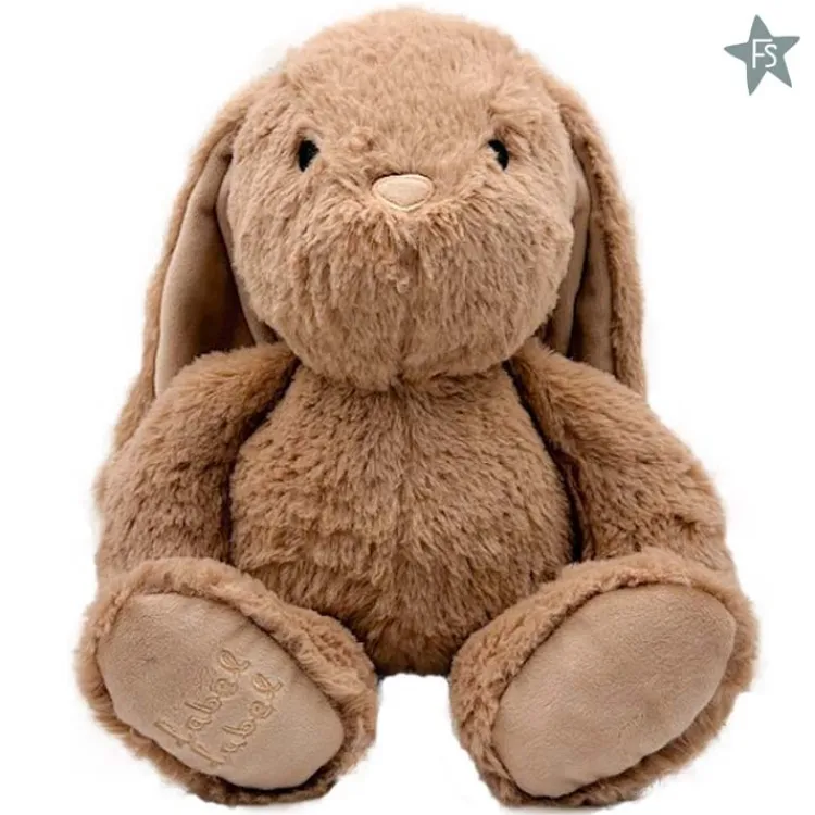 Discount Rabbit Rosa Nougat Medium Knuffel ( met naam ) Label Label | Knuffels Met Naam