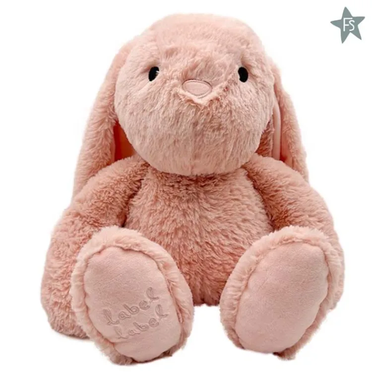 Outlet Rabbit Rosa Roze Medium Knuffel ( met naam ) Label Label | Knuffels Met Naam