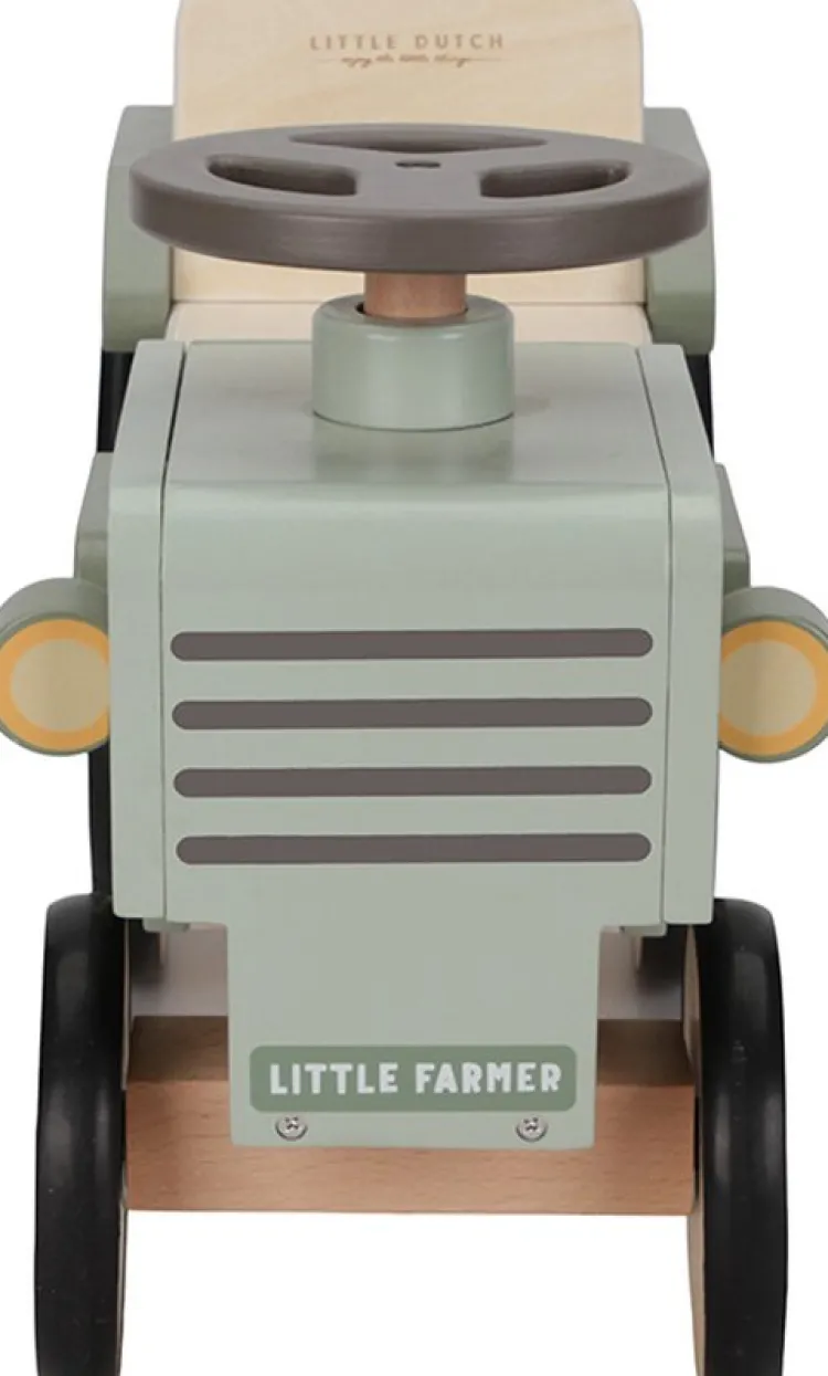 little_dutch__houten_loop_3.webp Discount - Houten looptractor - Little Farm FSC (met naam) Little Dutch Little Farm | Little Dutch Houten Speelgoed Met Naam