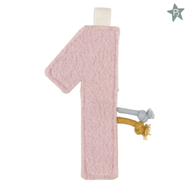 Hot cijfer 1 Little Dutch Letter Slinger | Kraamcadeau Meisje