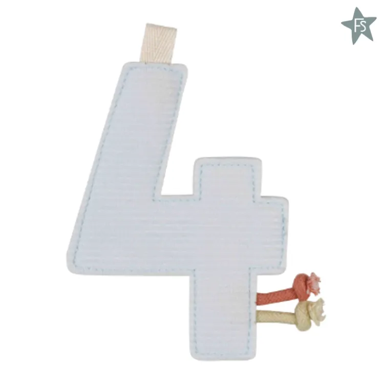 Best cijfer 4 Little Dutch Letter Slinger | Kraamcadeau Meisje
