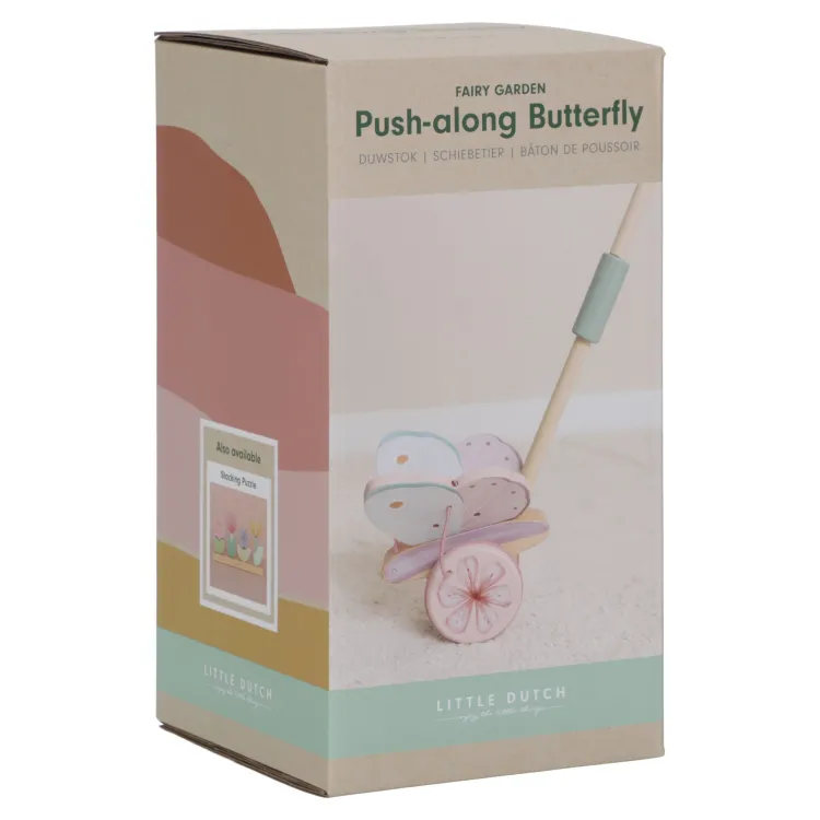 little_dutch_duwstok_vlin_2.webp Discount Duwstok Vlinder - Fairy Garden Little Dutch Fairy Garden | Little Dutch Houten Speelgoed Met Naam