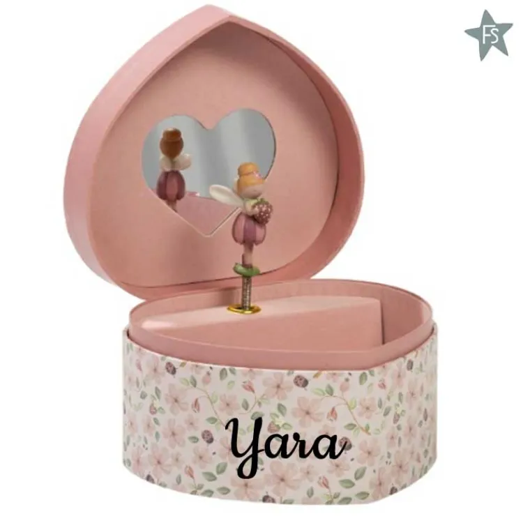 Sale juwelenkistje met muziek Fairy Garden (met naam) Little Dutch Fairy Garden | Kraamcadeau Meisje