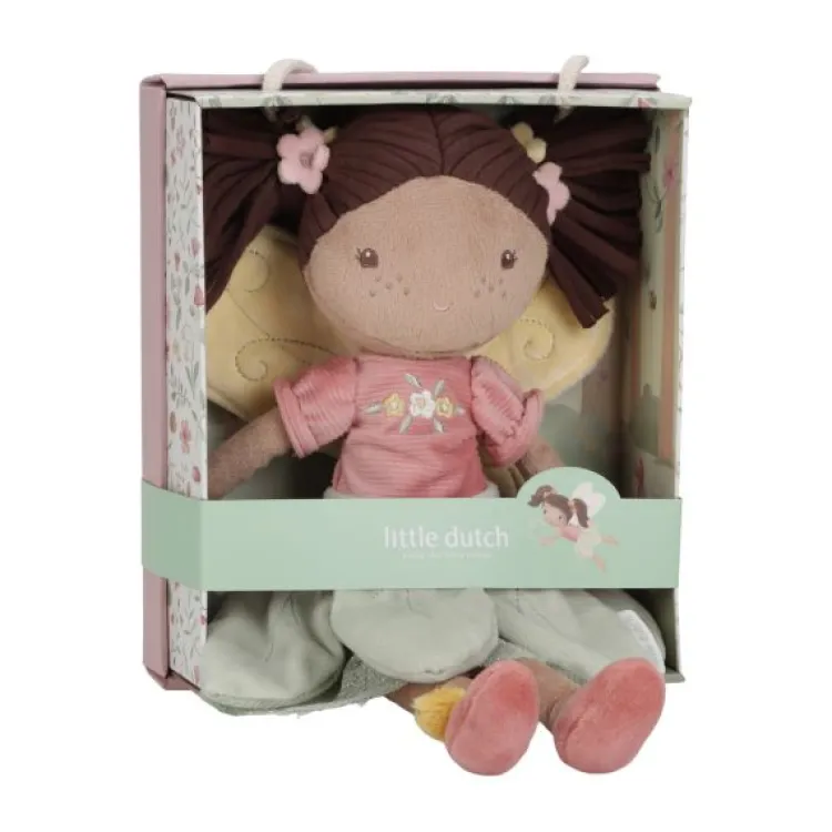 little_dutch_knuffelpop_f_3.webp Sale Knuffelpop Fairy Evi ( met naam ) Little Dutch Poppen | Little Dutch Fairy Garden