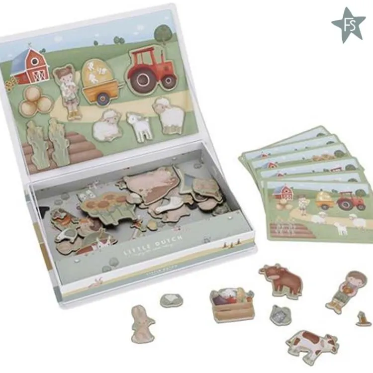 Sale Magnetisch speelbord Little Farm Little Dutch Little Farm | Kraamcadeau Meisje