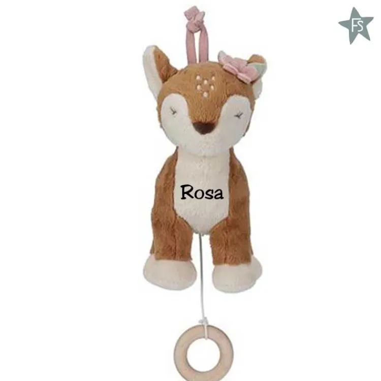 New Muziekdoos Hert - Fairy Garden ( met naam ) Little Dutch Fairy Garden | Knuffels Met Naam