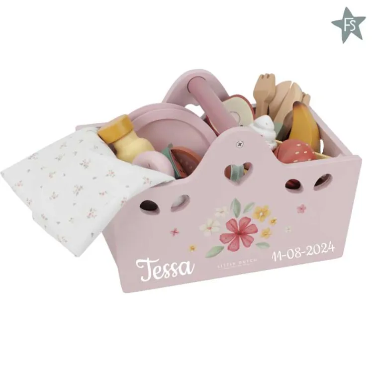 Discount Picknick Speelgoedset FSC ( met naam ) Little Dutch Houten Speelgoed Met Naam | Houten Speelgoed Met Naam