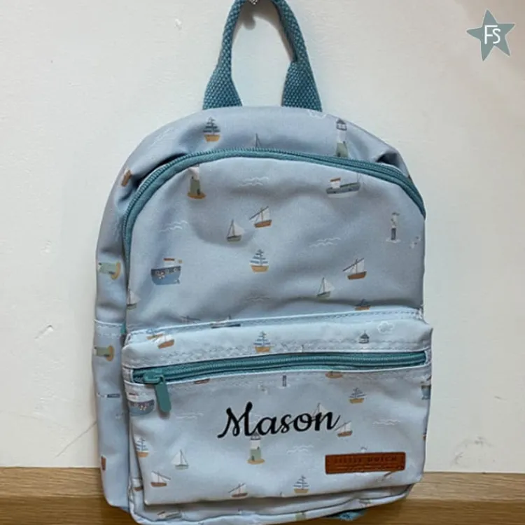 Discount Rugzak Sailors Bay ( met naam ) Little Dutch Kinderrugzakjes | Rugzak Met Naam