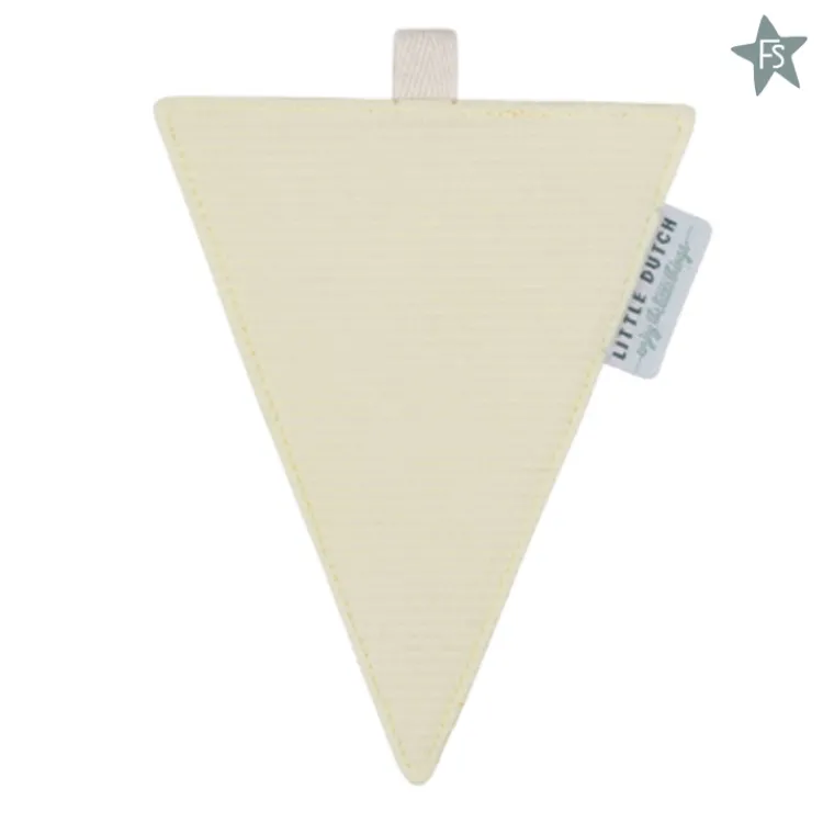 Discount vlag geel Little Dutch Letter Slinger | Kraamcadeau Meisje