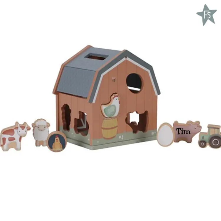 Sale Vormenstoof Little Farm ( met naam ) Little Dutch Little Farm | Little Dutch Houten Speelgoed Met Naam