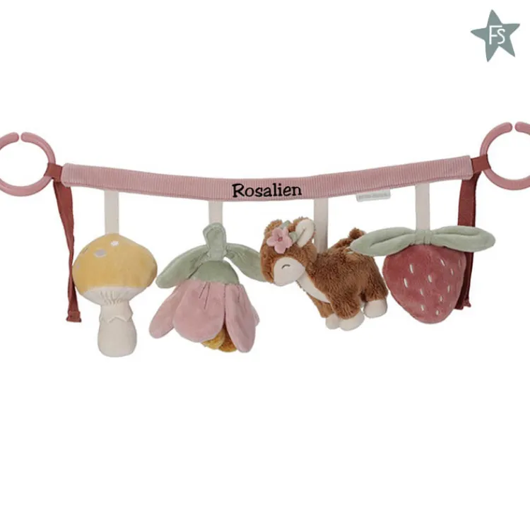 Hot Wagenspanner - Fairy Garden ( met naam ) Little Dutch Fairy Garden | Kraamcadeau Meisje