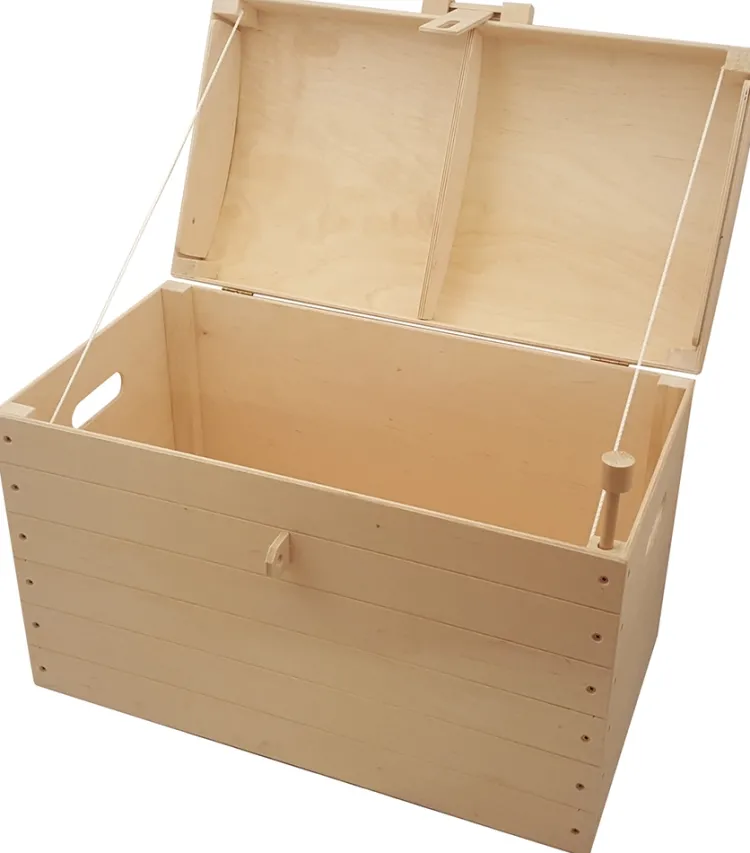 naturel_houten_speelgoedk_2-7.webp Clearance Naturel houten speelgoedkist met naam en forest friends | schatkist ( 4 maten ) Houten Speelgoed Met Naam | Speelgoedkist Met Naam