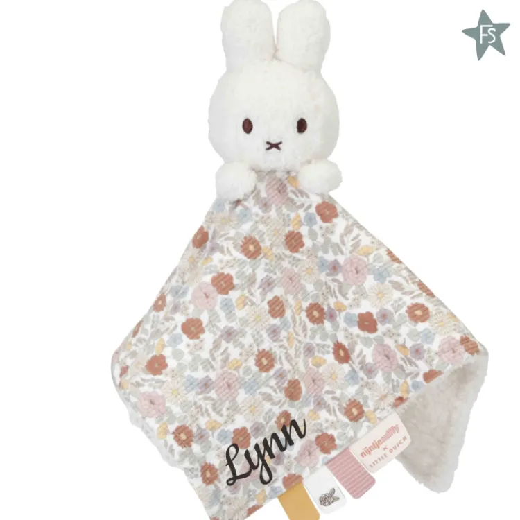 Outlet vintage Little flowers knuffeldoekje ( met naam ) Little Dutch Vintage | Knuffels Met Naam