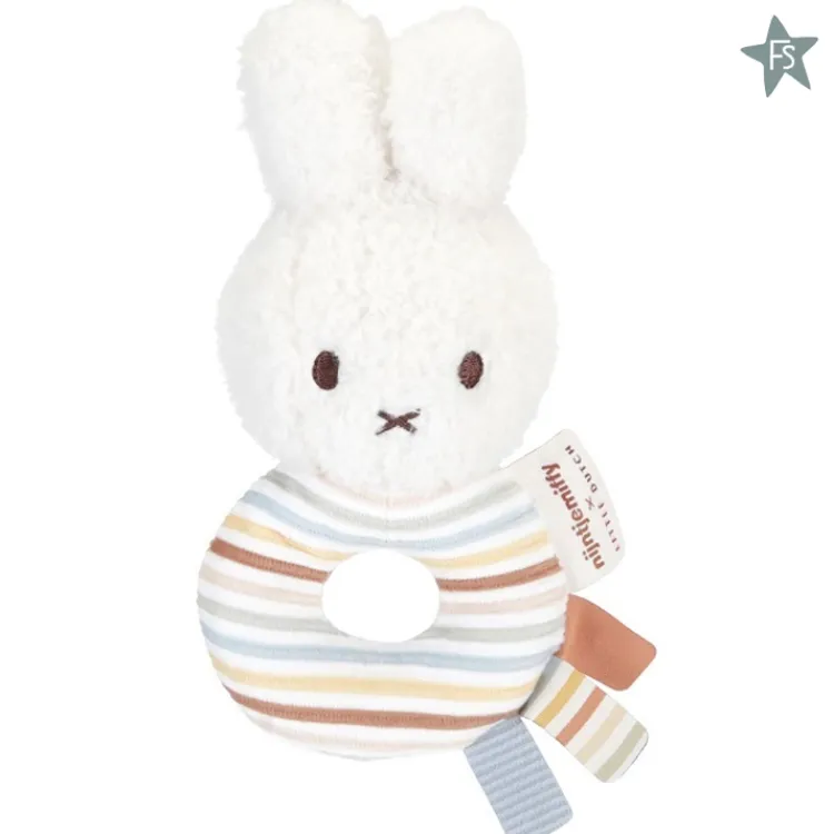 Online vintage Sunny stripes rammelaar Little Dutch Vintage | Knuffels Met Naam