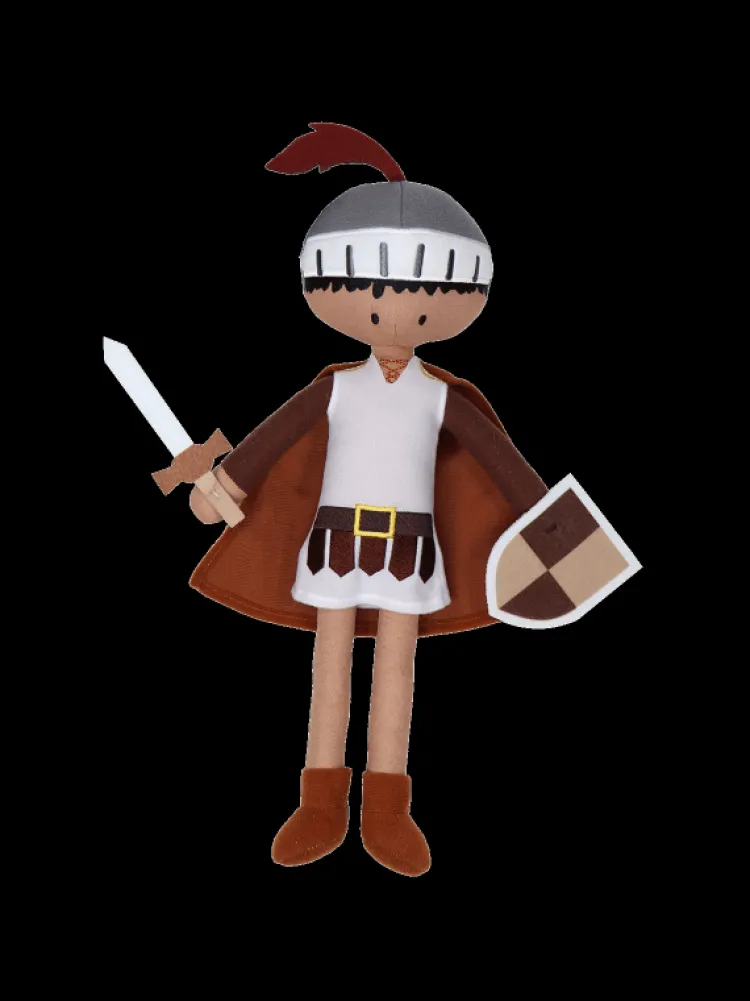 Fashion Ridder Kai 35 cm Pop in Geschenkdoos Knuffels Met Naam | Kraamcadeau Jongen